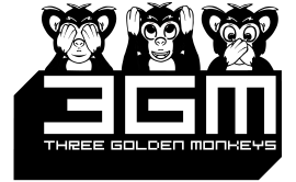 Logotipo de Three Golden Monkeys (3GM)