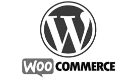 Logotipo de WooCommerce y WordPress